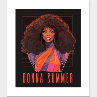 Donna Summer - Retro Style Fan Design Posters and Art